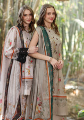 Lawn - Noor by Saadia Asad - Eid Luxe - Printedkari 25 - D#4-B
