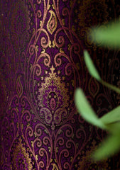 Formals - Fancy Closet - 2 pcs Suit - Chiffon Jamawar D#55 Purple