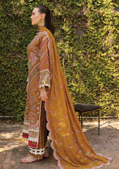 Lawn - Marjjan - Ruhi - Unstitched 25 - MLL-01 A (MUSTARD)