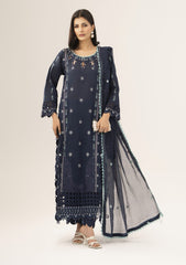Lawn - Rayasha - Embroidered - RL#1302 - Saphire glow