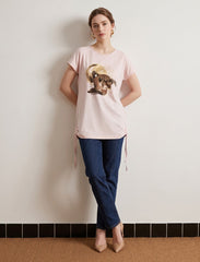 Pret - Moven - Round Neck T-Shirt - Pink