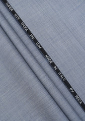 Reda Sharkskin Super 110's Wool Fabric - B Grey