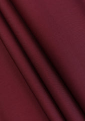 Elite Men Italy Thomas Mason Cotton Fabric - Maroon