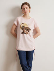 Pret - Moven - Round Neck T-Shirt - Pink