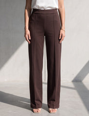 Pret - Moven - Cotton Blended Jersey Trouser - Brown