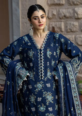 Winter - Kahf Premium - Karandi 25 - KKH#02 - AZURE BLUE