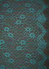 French Resham Chantilly Lace With Stone Work - ASPL#89
