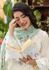Lawn - Elaf Premium - E.Craft - Chikankari - EEC-1B PEARLISTA