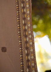 Swiss Lawn Ari Work Shawl D - 14 - Brown
