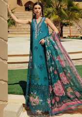 Lawn Collection - Noor by Saadia Asad - Eid Handwork Laserkari Lawn - SL24#04