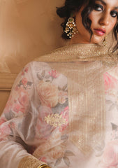 Pret Collection - Humjoli - Luxury Lawn - HMJ#09 - Beige Rose