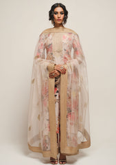Pret Collection - Humjoli - Luxury Lawn - HMJ#09 - Beige Rose