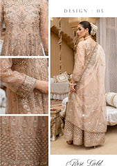 Formal Collection - Zuha - Andaaz e Jahan - Festive - D#05 - Rose Gold