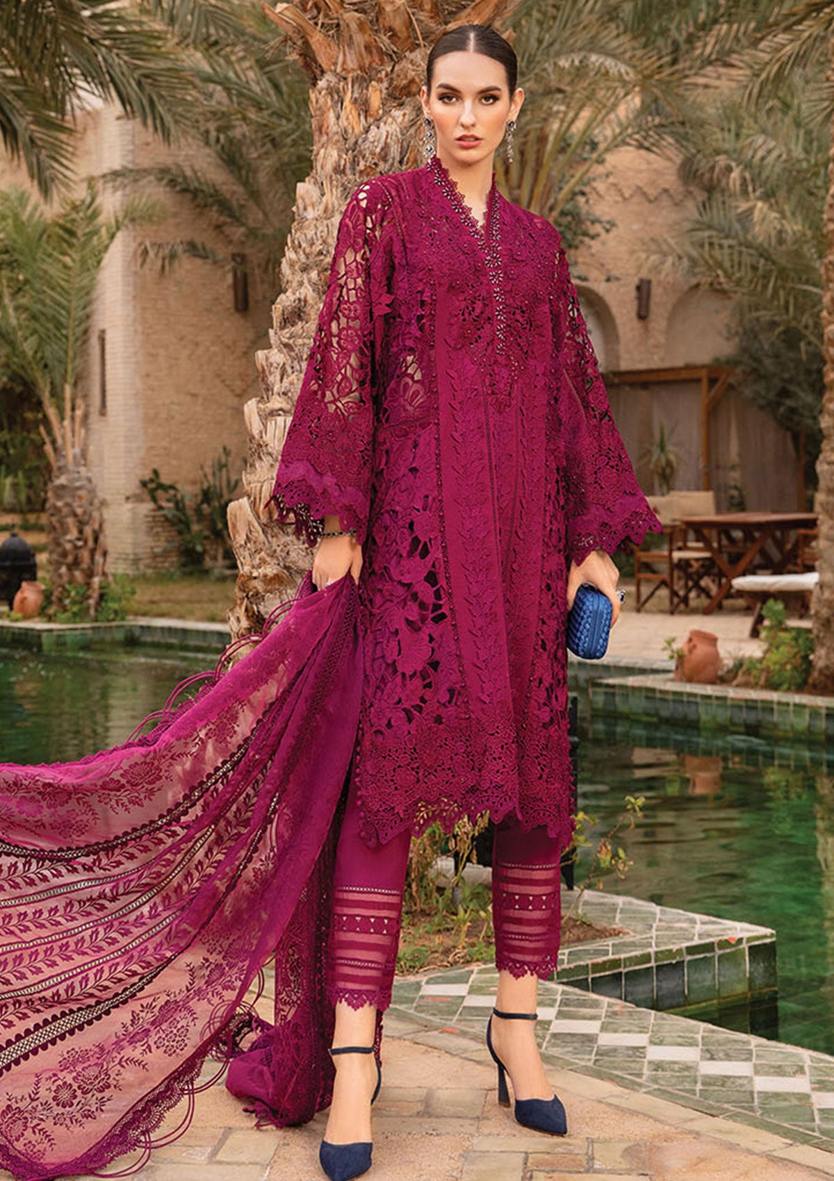 Lawn Collection - Maria B - Voyage a'Luxe - Luxury - MB24#09B
