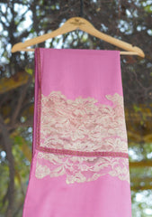 Pure Pashmina Patch Work Shawl D - 13B - Pink