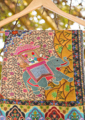 Pashmina Ari Work Shawl D - 93 - Multi