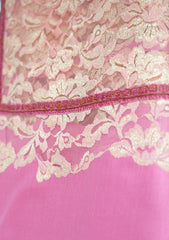 Pure Pashmina Patch Work Shawl D - 13B - Pink