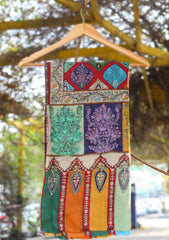 Pure Pashmina Qalamkari Shawl D - 09 - Multi