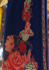 Pure Jamawar Kaani Shawl D - 2240 - N Blue