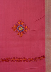 Wool Needle Work Shawl D - 33C - Carrot