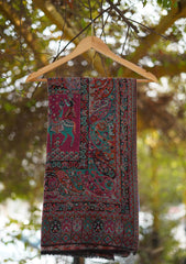 Pure Pashmina Kaani Jamawar Shawl D - 64 - Multi