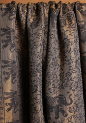 Pashmina Zari Branded Shawl D#01 - Black