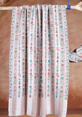 Pashmina Jamawar Scarf D#88 - Skin