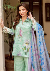 Lawn - Asifa & Nabeel - Yakin - Floral Mist - (YKL25-04)
