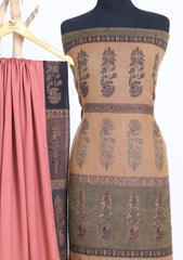 Winter - Riwaj - Pashmina Jamawar Suit - Patch Work - D#04 - Multi