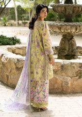 Lawn - Elaf Premium - Signature Embroidered 26 - Vol II - ESG#08A - OLIVIA