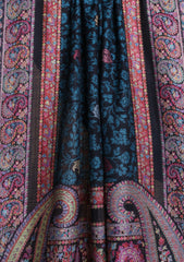 Pashmina Jamawar Scarf D#112 - Black