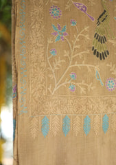 Pashmina Ari Work Shawl D - 210 - Skin