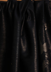 Silk Zari Jamawar Shawl D#02 - Black