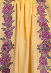 Pashmina Jamawar Scarf D#99 - Yellow