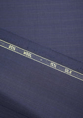 Ermenegildo Zegna Trofeo Wool & Silk Fabric - N Blue