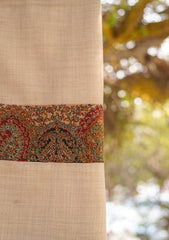 Pashmina Patch Work Shawl D - 18 - Brown