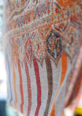 Pure Jamawar Kaani Shawl D - 2238 - M Grey