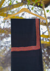 Pashmina Emboridered Shawl D - 64F - Black