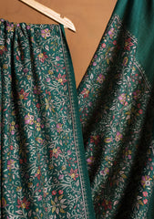 Pashmina Embroidered Jaaldar Shawl D#06 - D Green
