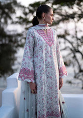 Lawn - Alif - AJR Printkari 25 - PK#11 - Blush