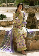 Lawn - Elaf Premium - Signature Embroidered 26 - Vol II - ESG#08A - OLIVIA
