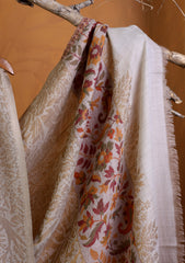 Pashmina Zari Jamawar Shawl D#06 - Skin