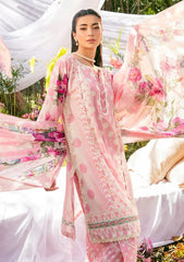 Lawn - Elaf - Summer Prints 25 - EPS#2A - ROSE DUSK