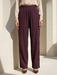Pret - Moven - Cotton Linen Trouser - Purple