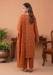 Winter - Rubaaiyat - Pashmina Embroidered 26 - D#04 - Rust