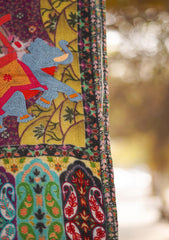 Pashmina Ari Work Shawl D - 93 - Multi