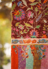 Pashmina Ari Work Shawl D - 96 - Multi