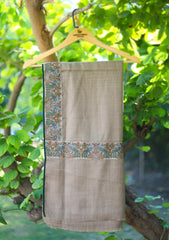 Pashmina Patch Work Shawl D - 19 - Brown