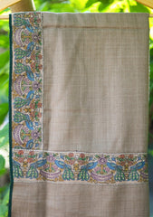 Pashmina Patch Work Shawl D - 19 - Brown