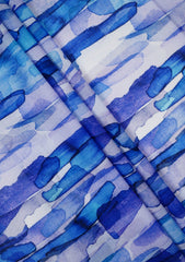 Digital Printed Lawn Fabric - D#10118